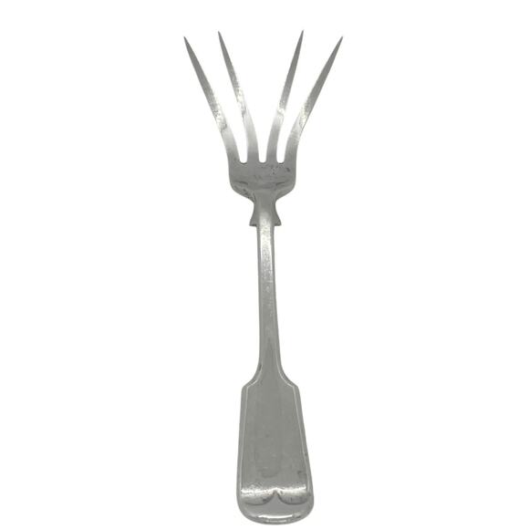 Antique English Silverplate Serving Fork by Daniel & Arter Birmingham 1902 - Picture 11 of 12